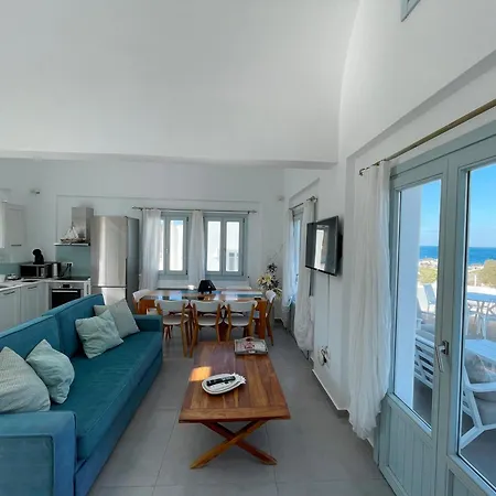 Sea And Villa Monolithos (Santorini)